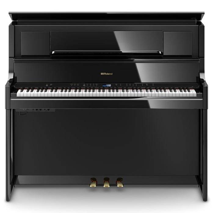 Roland LX-708 Polished Ebony Upright Digital Piano