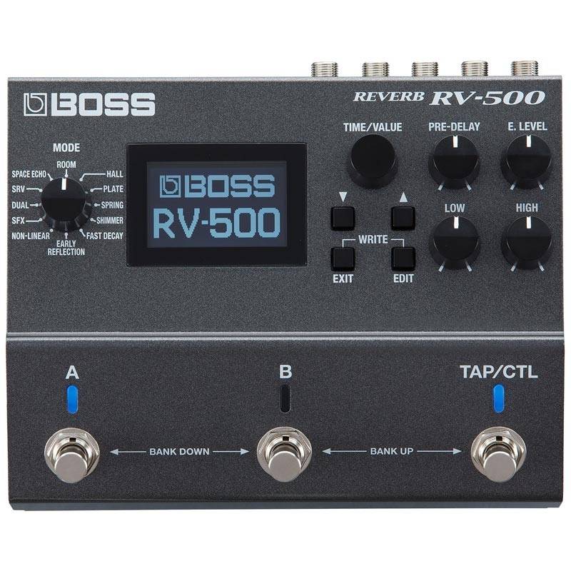 BOSS RV-500 Digital Reverb Guitar PedalBoard