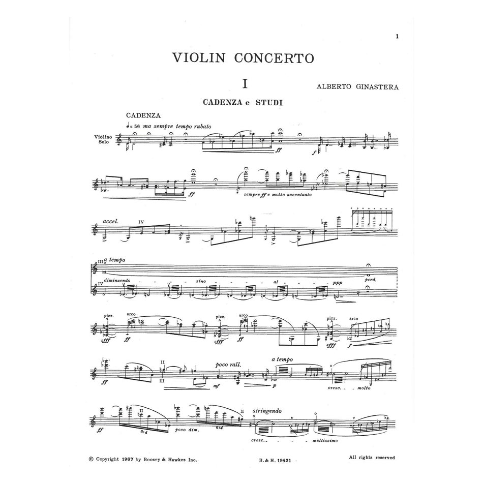 Ginastera - Violin Concerto