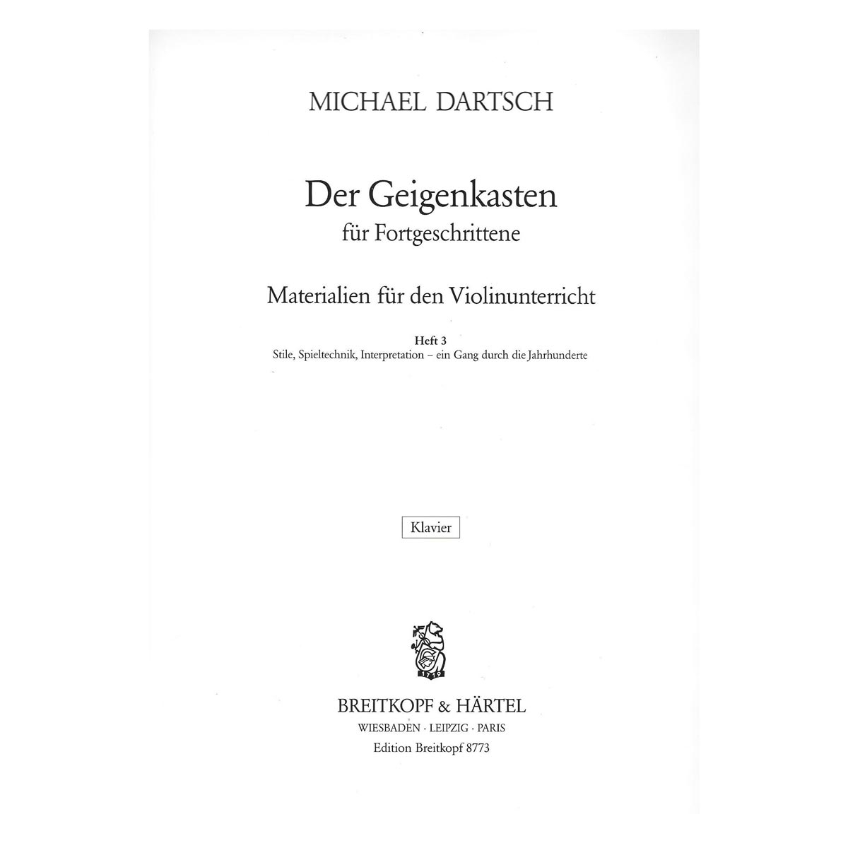 Dartsch - Der Geigenkasten Vol.3