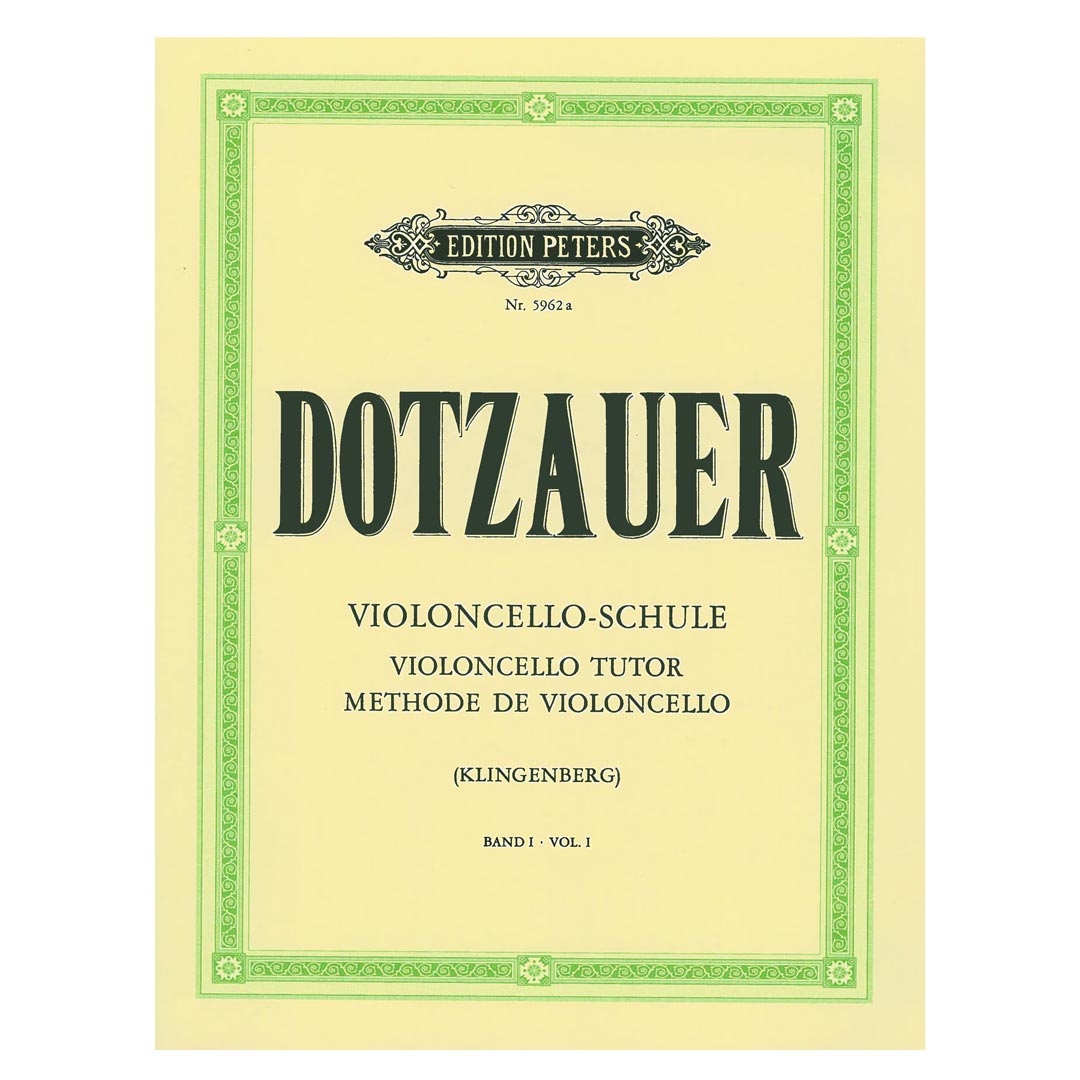 Dotzauer - Violoncello Tutor, Vol.1