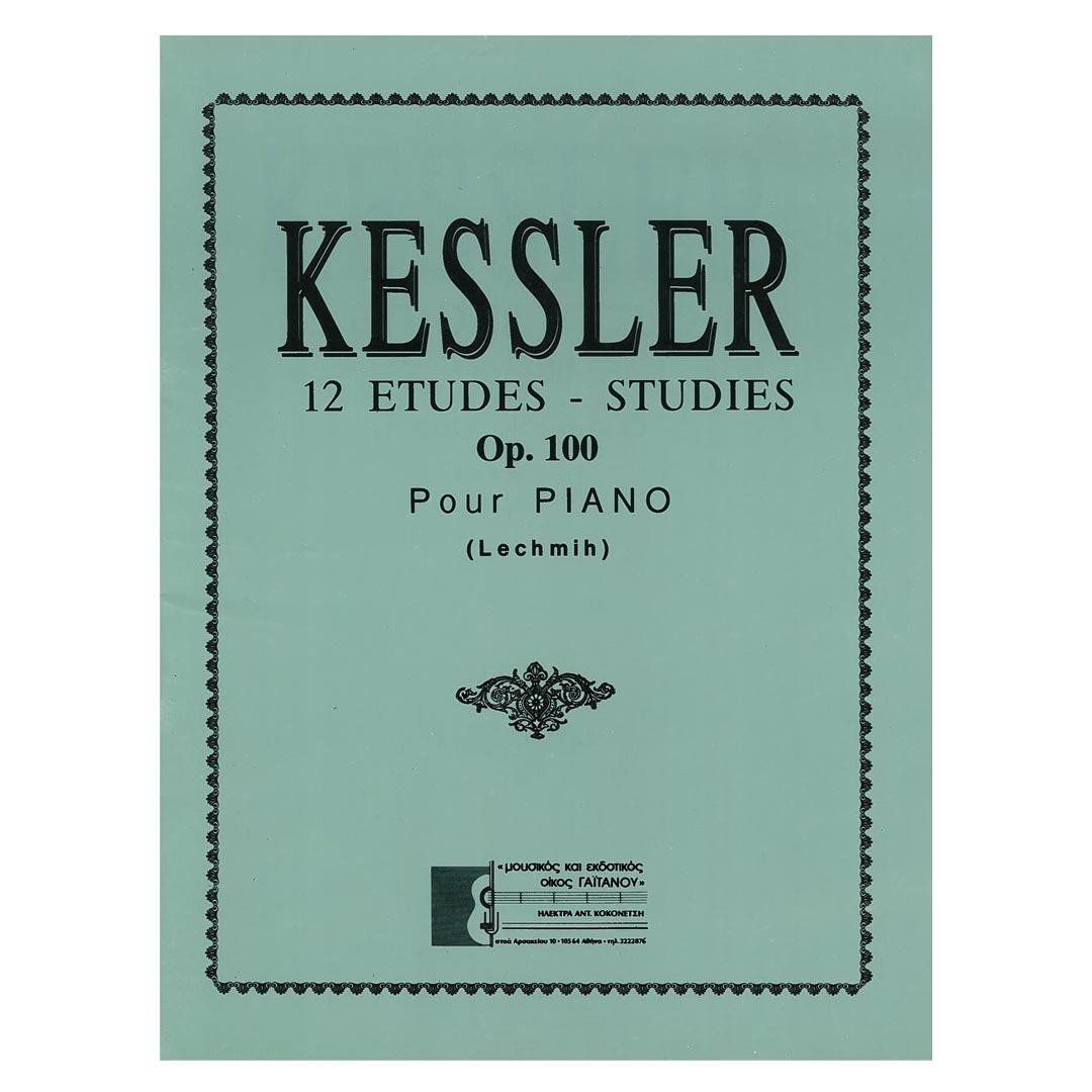 Joseph Kessler - 12 Studies for Piano  Op.100
