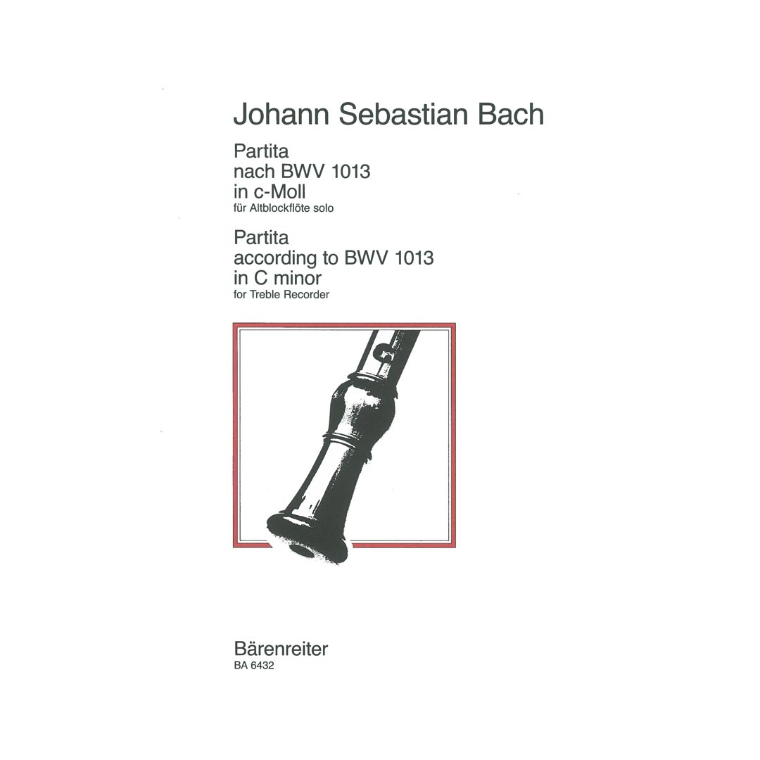 Bach - Partita for Solo Treble Recorder C Minor  BWV-1013