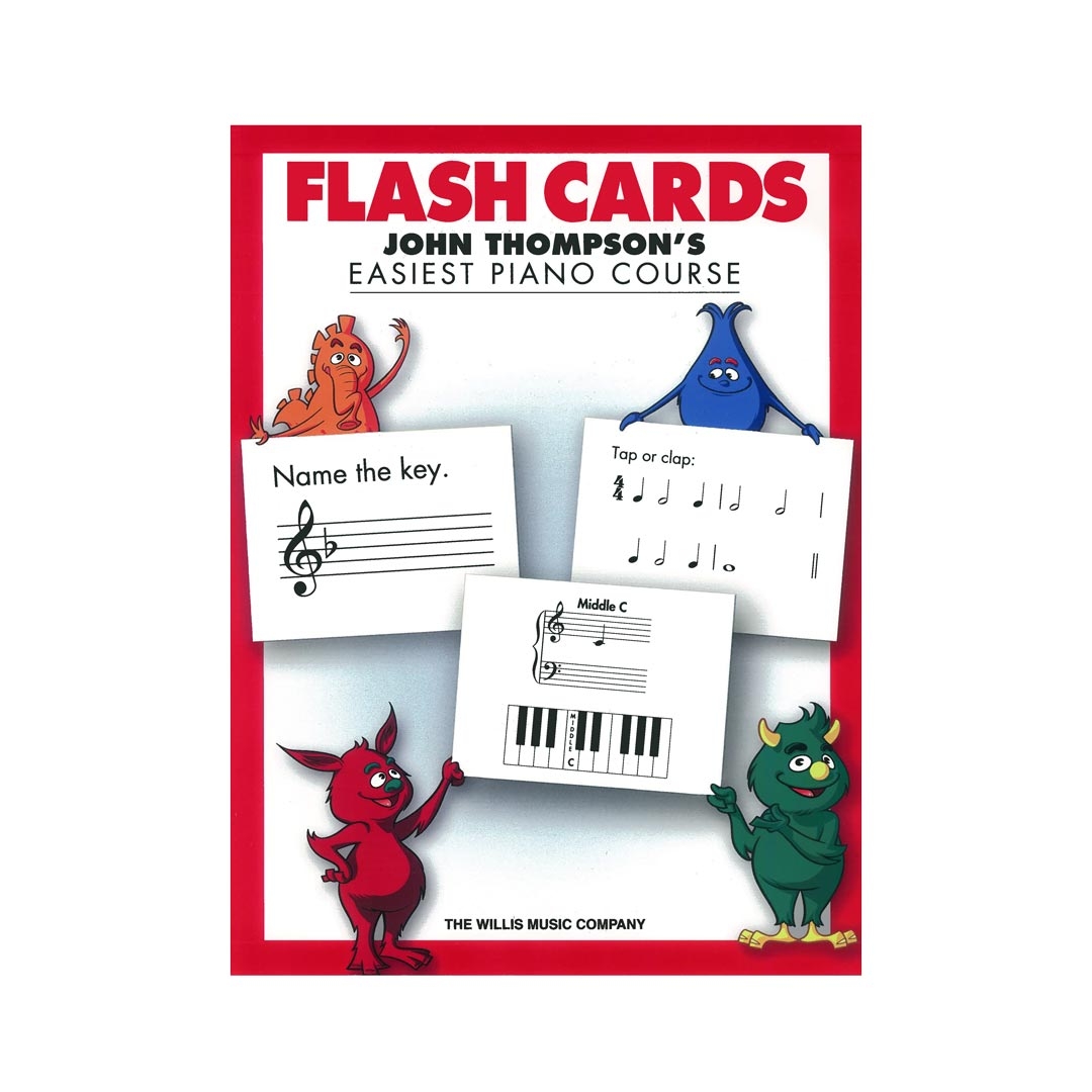 John Thompson's Easiest Piano Course, Flash Cards