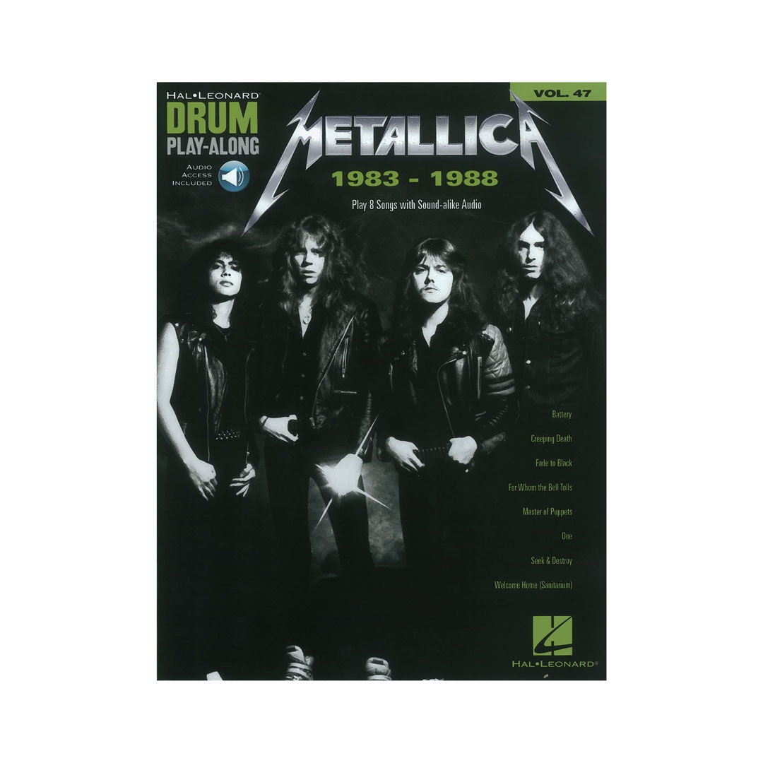 Metallica: 1983-1988, Drum Play-Along Volume 47 & Online Audio