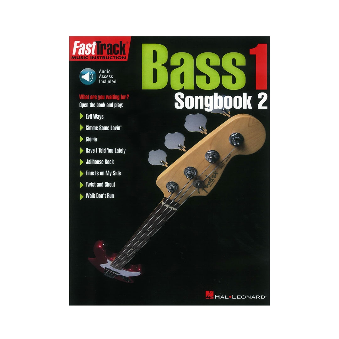 Fast Track: Bass 1, Songbook 2 & Online Audio