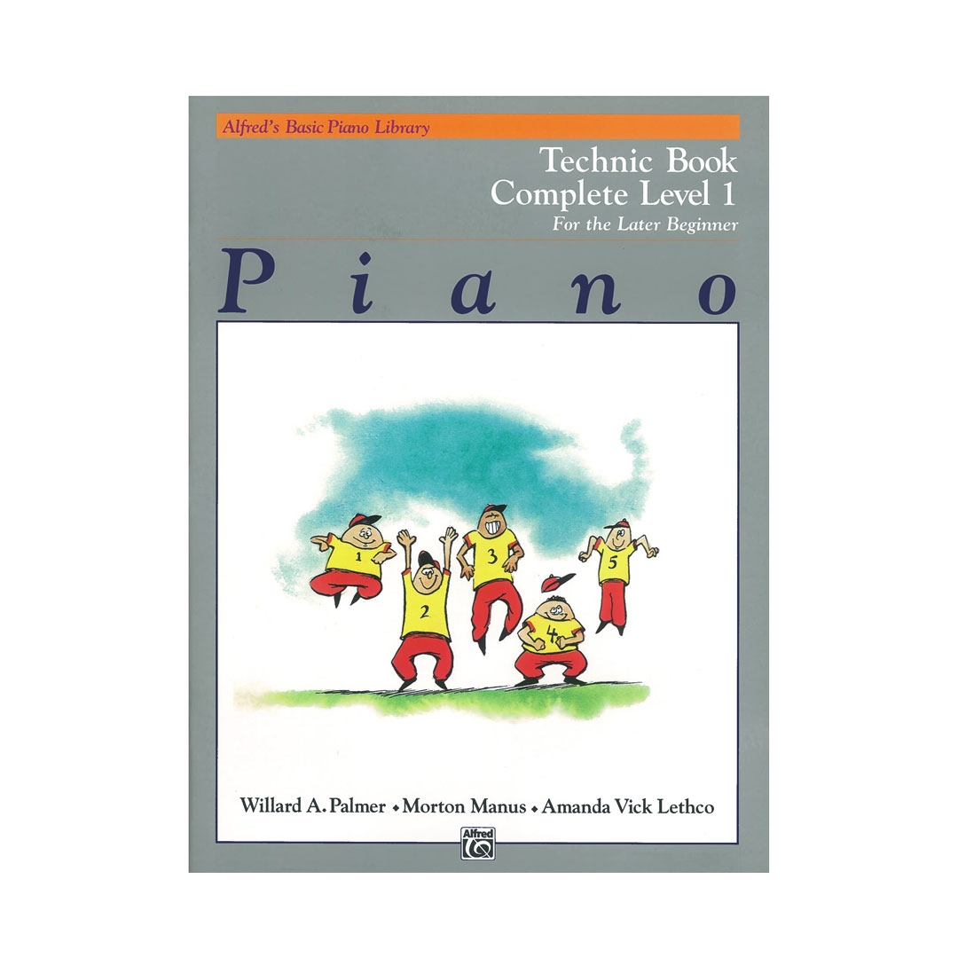 Alfred's Basic Piano Library - Technic Book, Complete Level 1 (1A/1B) (Αγγλική Έκδοση)
