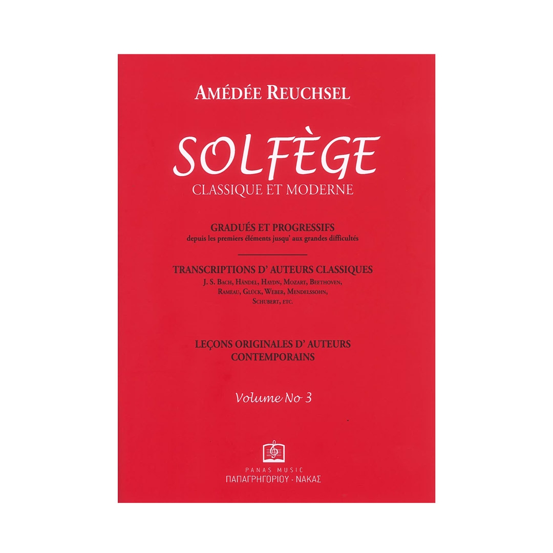 Reuchsel - Solfeges Classique et Moderne, Volume 3