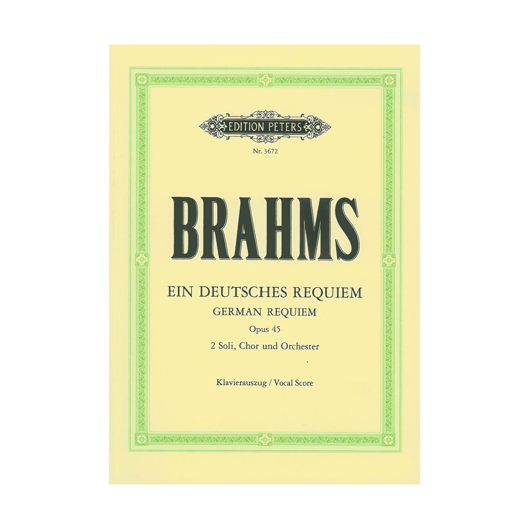 Brahms - German Requiem, Op.45 Vocal Score