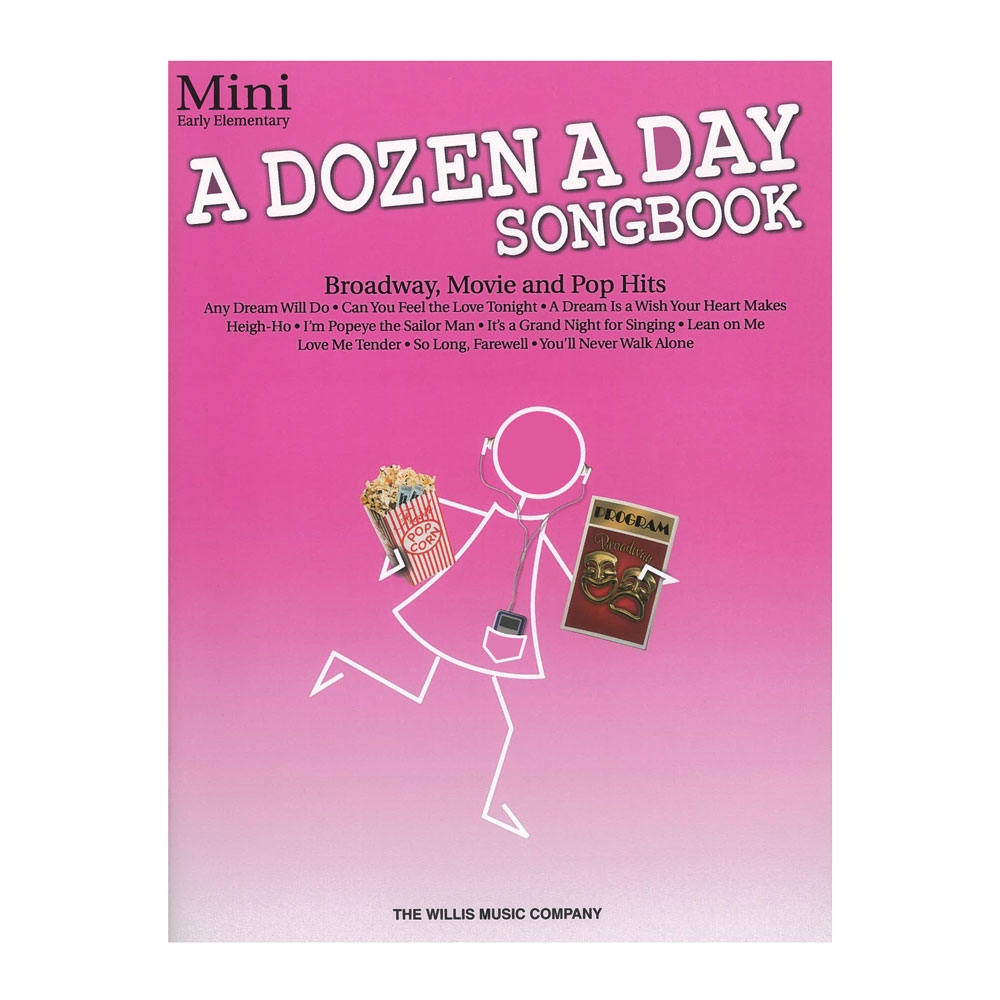 Edna-Mae Burnam-A Dozen A Day Songbook, Mini (Αγγλική Έκδοση)