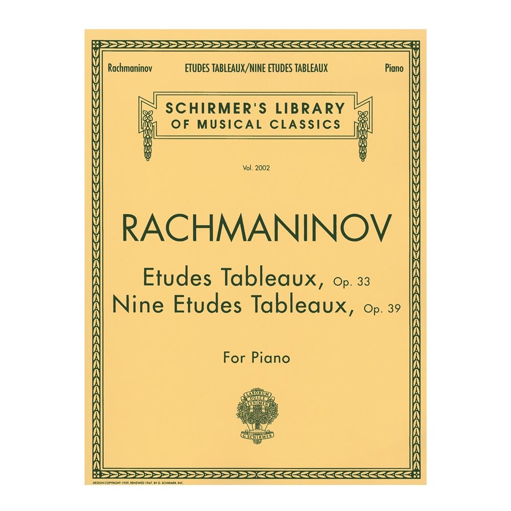 Rachmaninov - Etudes Tableaux, Op.33 - Nine Etudes Tableaux, Op.39