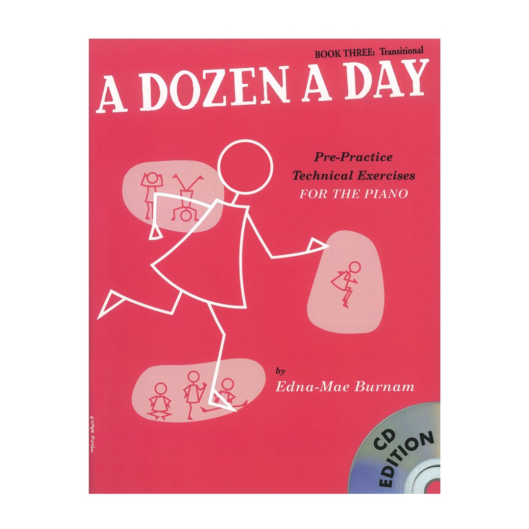 Edna-Mae Burnam - A Dozen A Day, Book 3 & CD (Αγγλική Έκδοση)