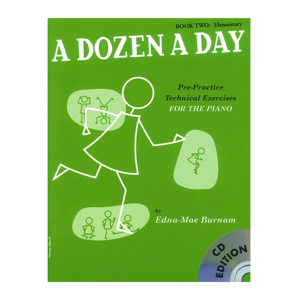 Edna-Mae Burnam - A Dozen A Day, Book 2 & CD (Αγγλική Έκδοση)