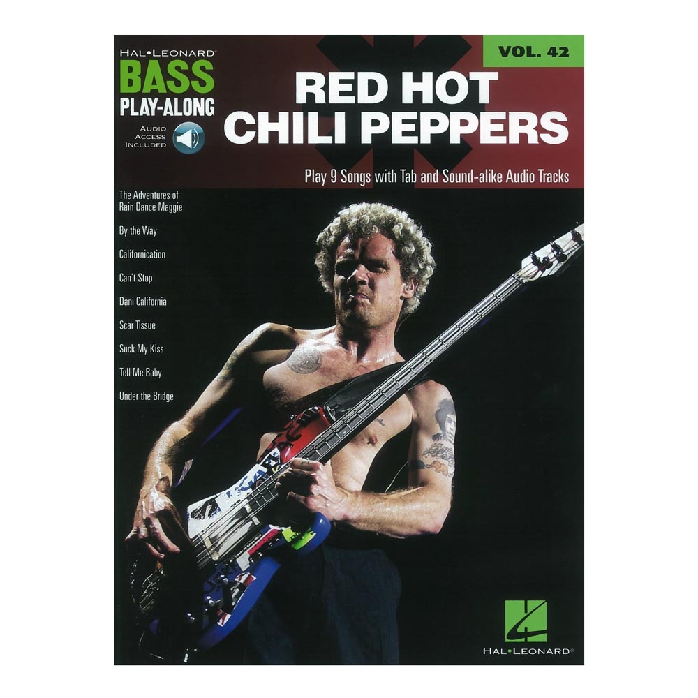 Red Hot Chili Peppers, Bass Play-Along Volume 42 & Online Audio