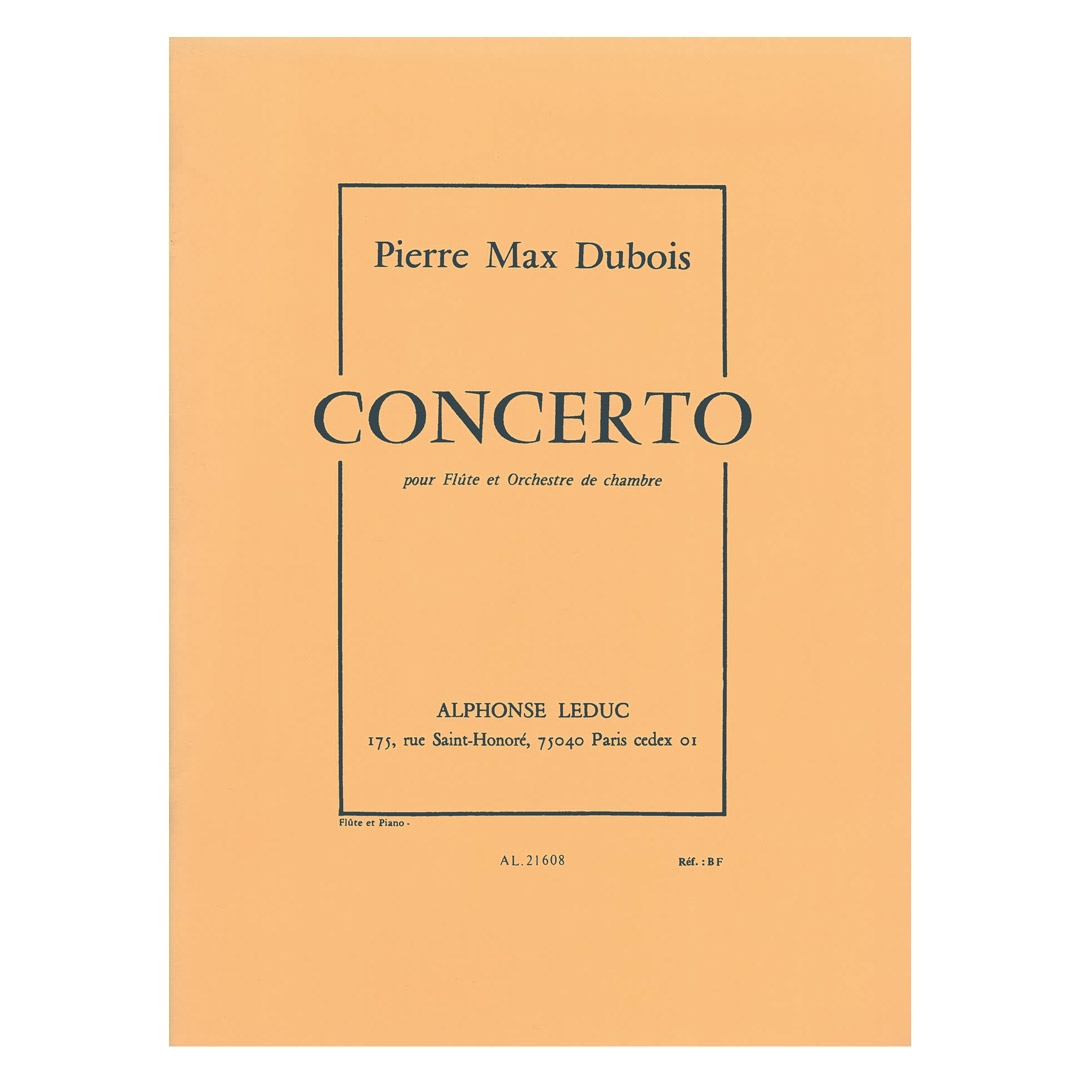 Dubois - Concerto pour Flute et Orchestre de chambre