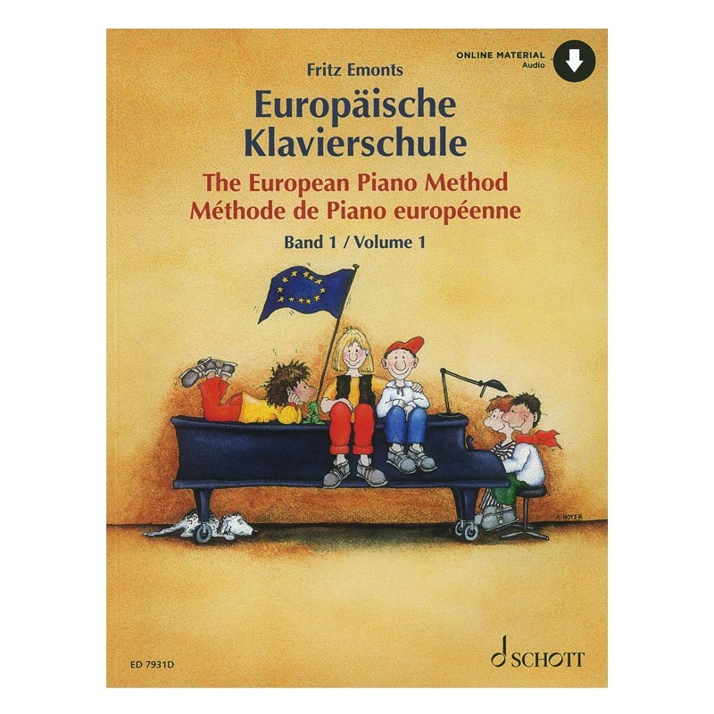 Emonts Fritz - The European Piano Method, Vol.1 & Online Audio