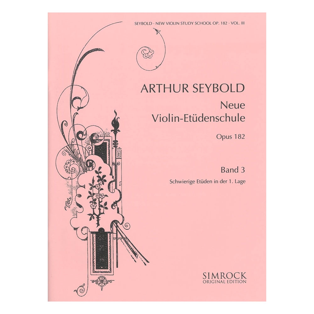 Seybold - New Violin Study School Opus 182, Volume 3