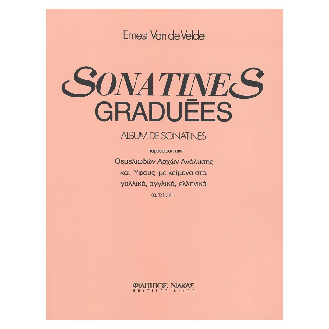 Van De Velde - Sonatines Graduees  Op.131 Vol.1