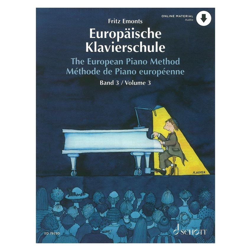 Emonts Fritz - The European Piano Method, Vol.3 & Online Audio