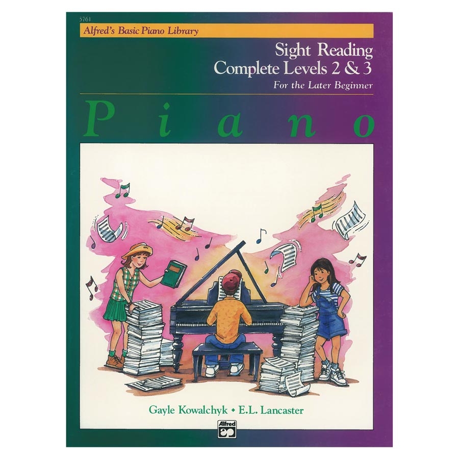 Alfred's Basic Piano Library - Sight Reading Book, Complete Levels 2 & 3