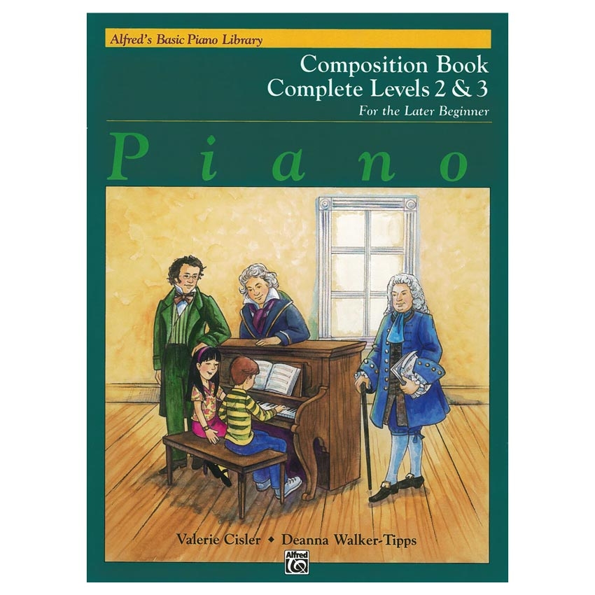 Alfred's Basic Piano Library - Composition Book, Complete Levels 2 & 3