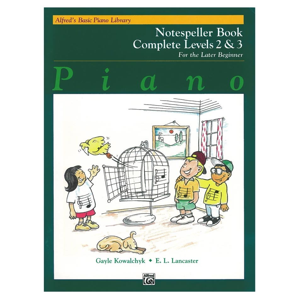 Alfred's Basic Piano Library - Notespeller Book, Complete Levels 2 & 3
