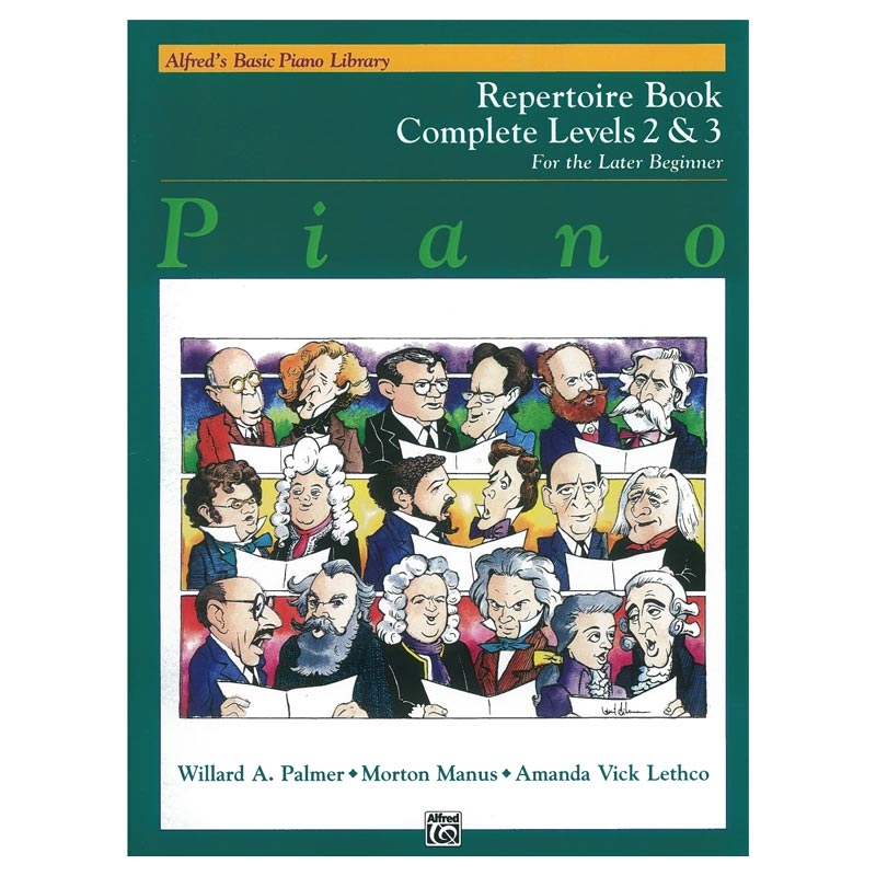 Alfred's Basic Piano Library - Repertoire Book, Complete Levels 2 & 3