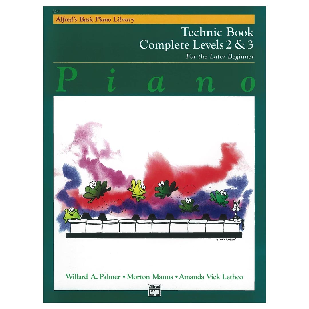 Alfred's Basic Piano Library - Technic Book, Complete Levels 2 & 3