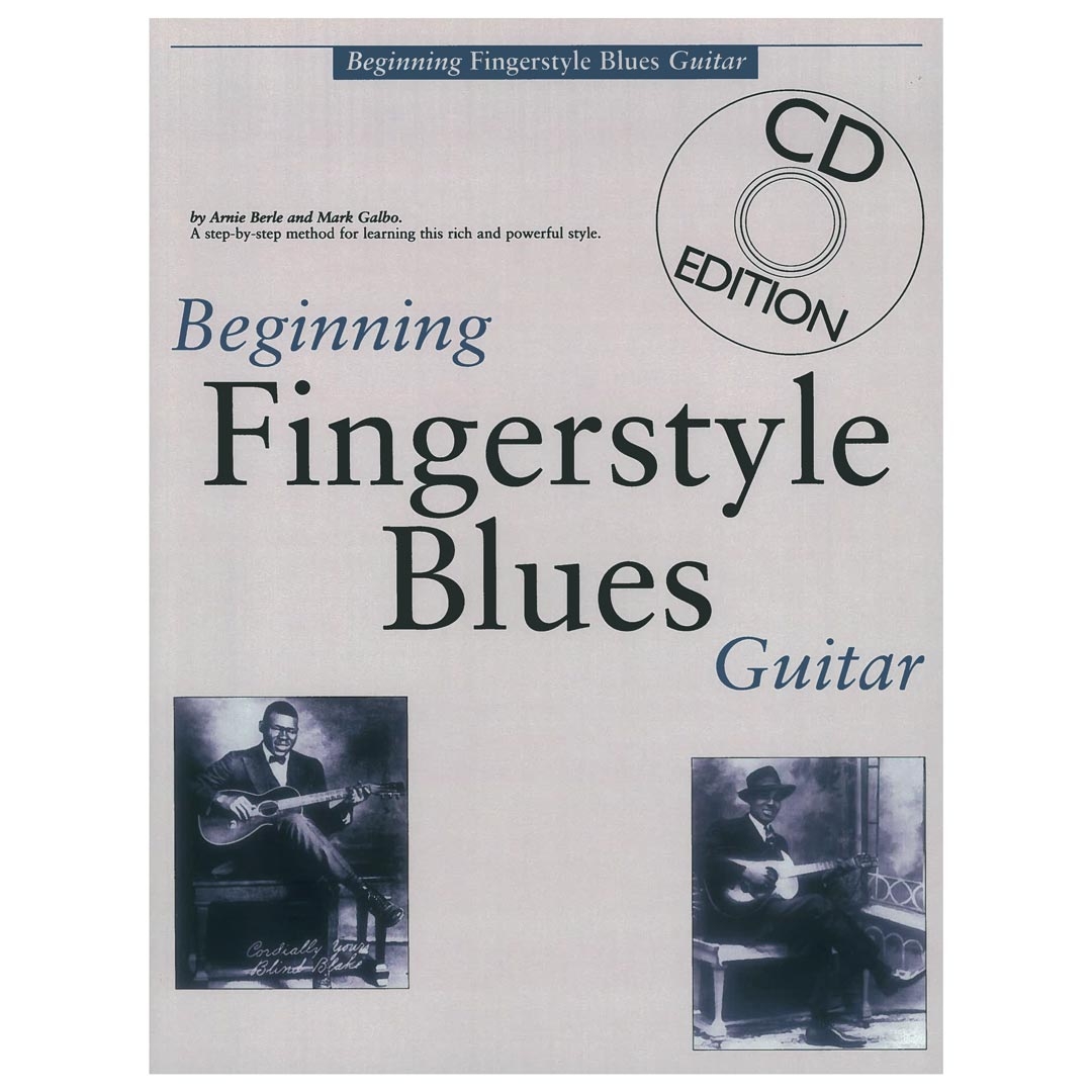 Begin Fingerstyle Blues Guitar Book & CD