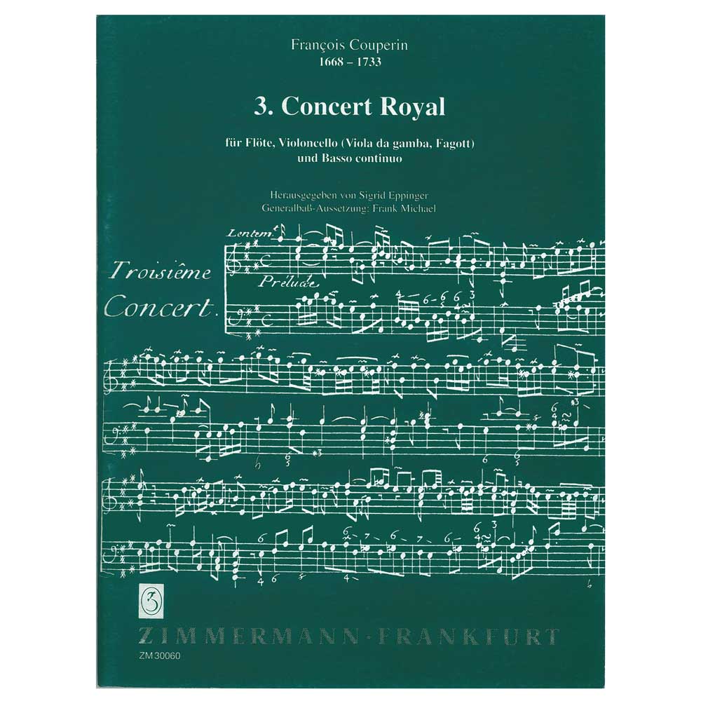 Couperin - 3.Concert Royal Fur Flute Violoncello - Basso