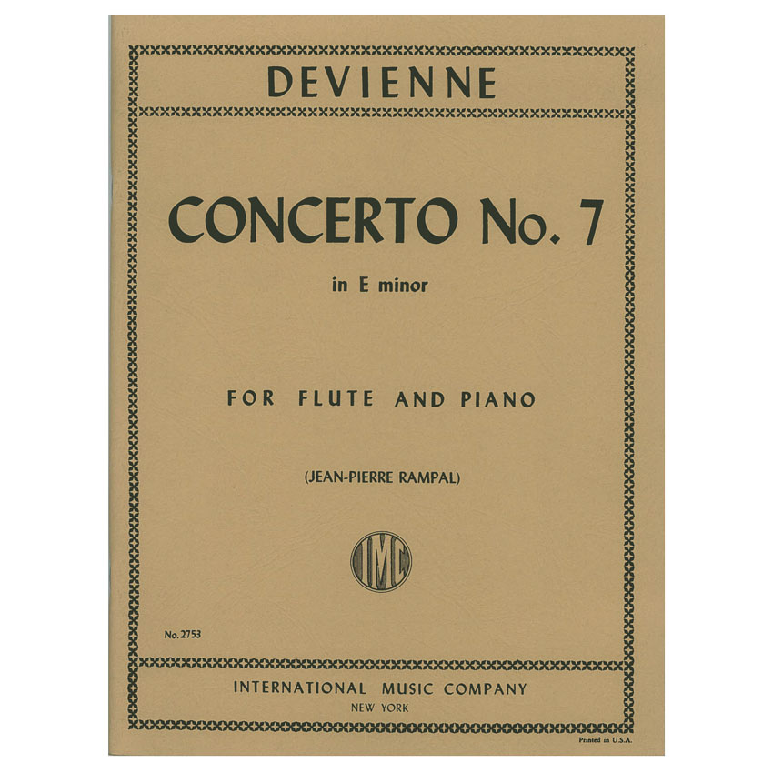 Devienne - Concerto Nr.7 In E Minor for Flute & Piano