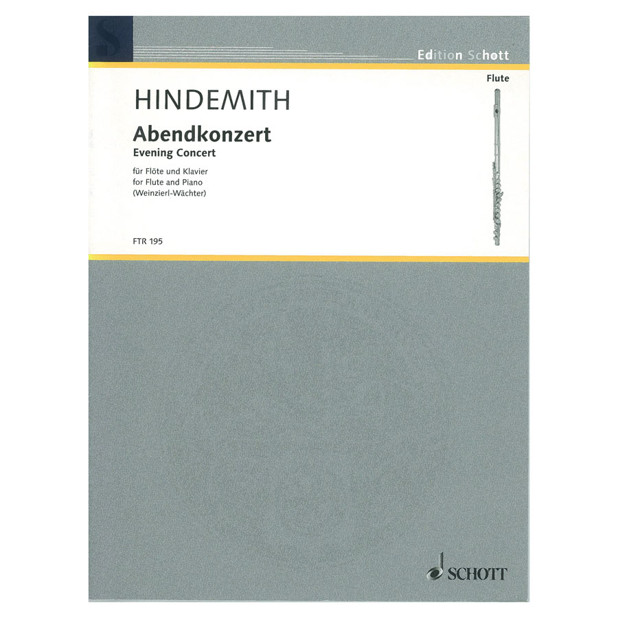 Hindemith - Abend Konzert Evening Concert Flute