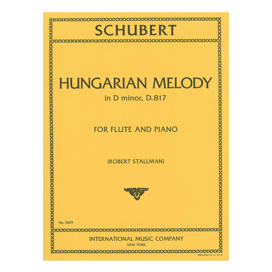 Schubert - Hungarian Melody D-Moll D817 Flute