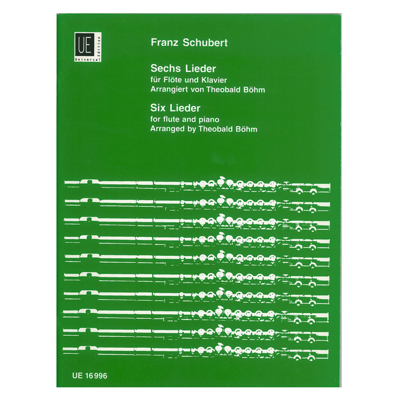 Schubert - Sechs Lieder Flute