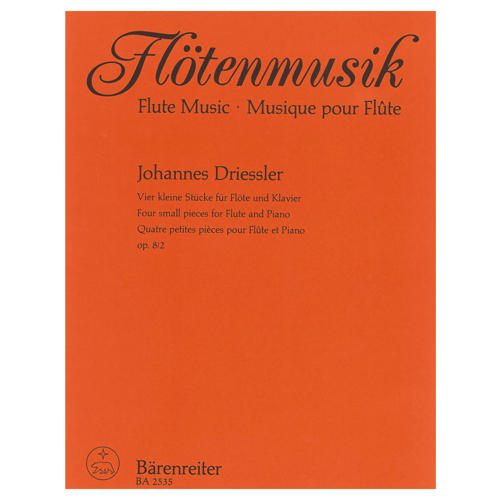 Driessler - Four Small Pieces for Flute-Piano Op.8/2