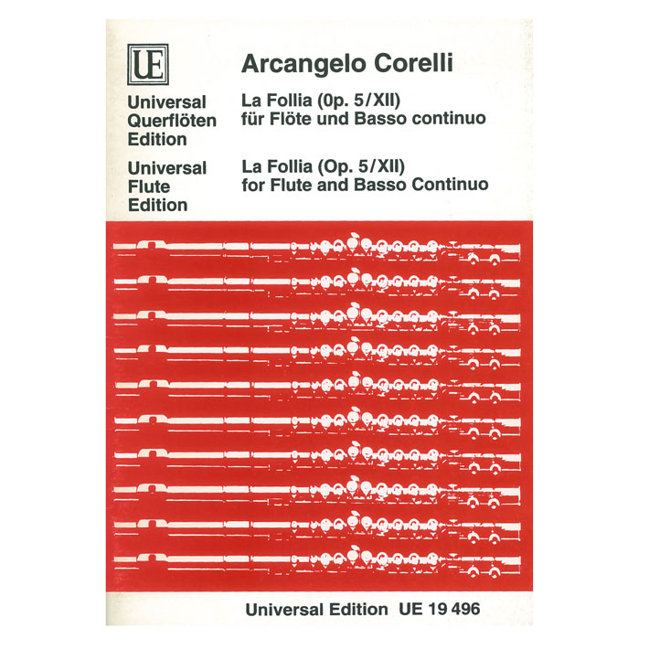 Corelli - La Follia Op.5/XII (for Flute and Basso Continuo)