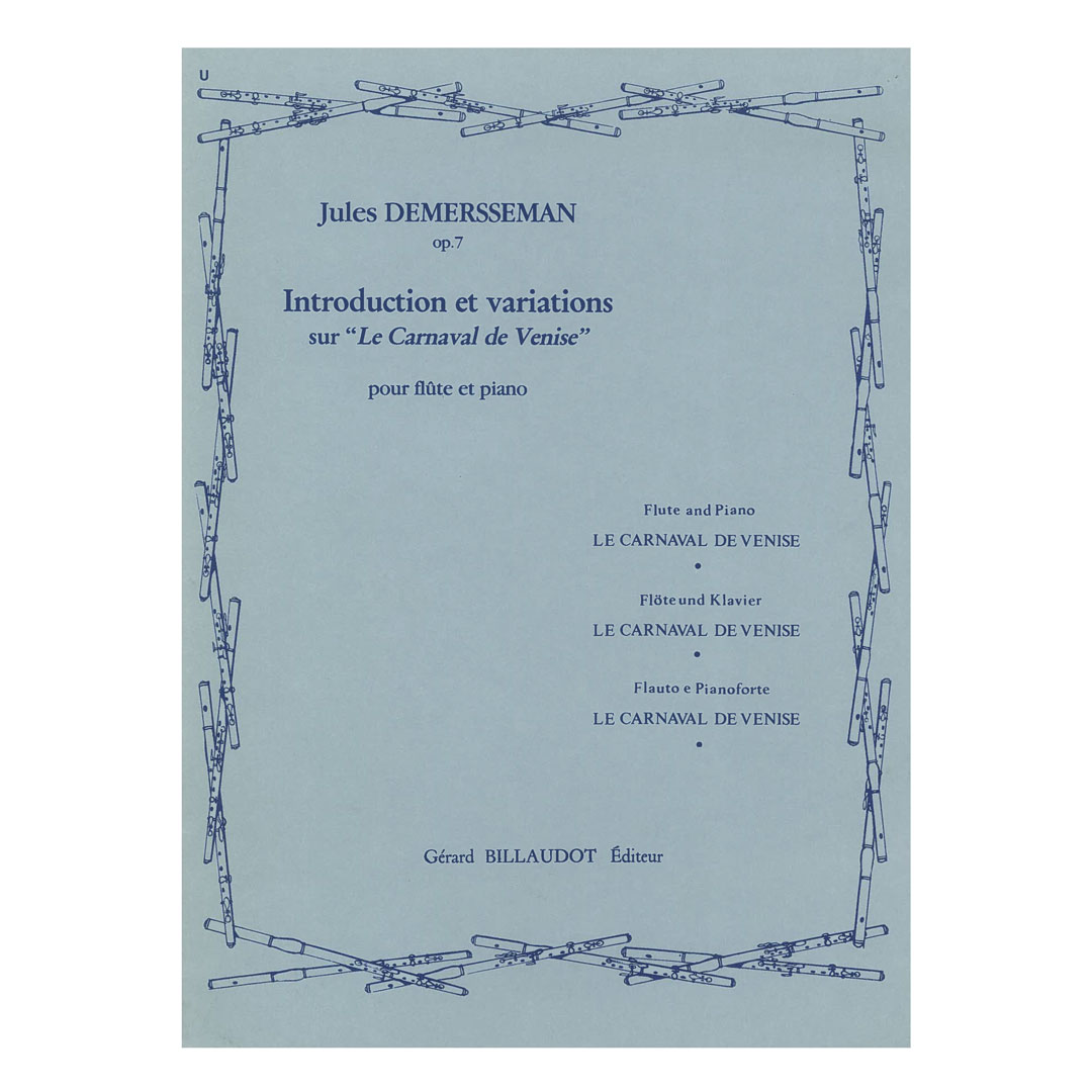 Demersseman - Introduction Et Variations Op.7 Flute