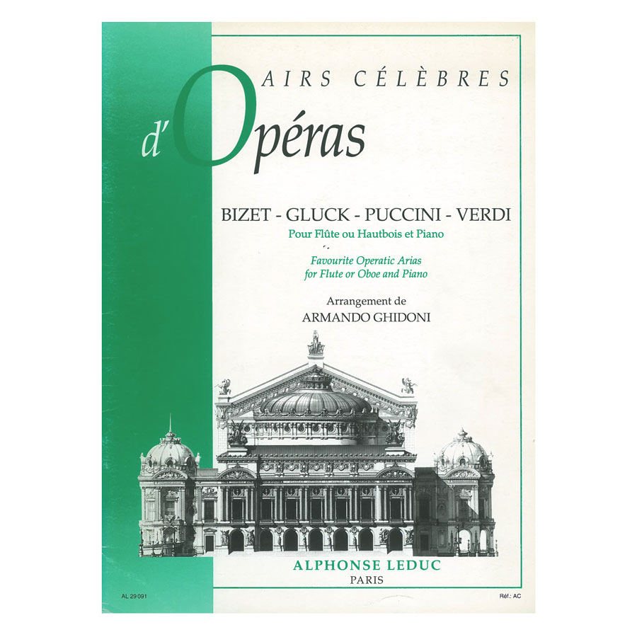 Airs Celebres D`Opera Pour Flute Et Piano