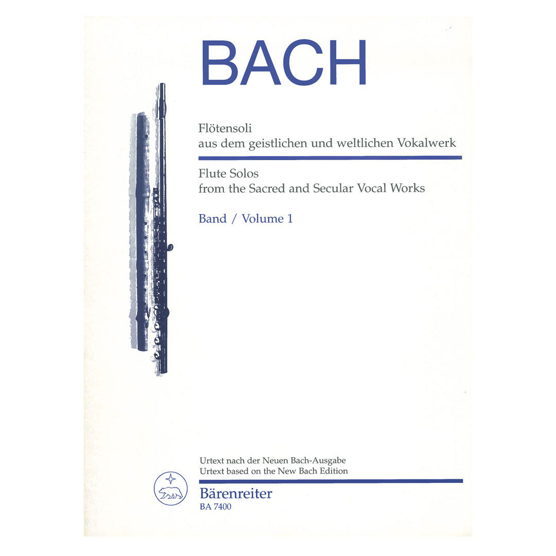 Bach - Flute Solos from the Sacred & Secular Vocal Works, Vol.1