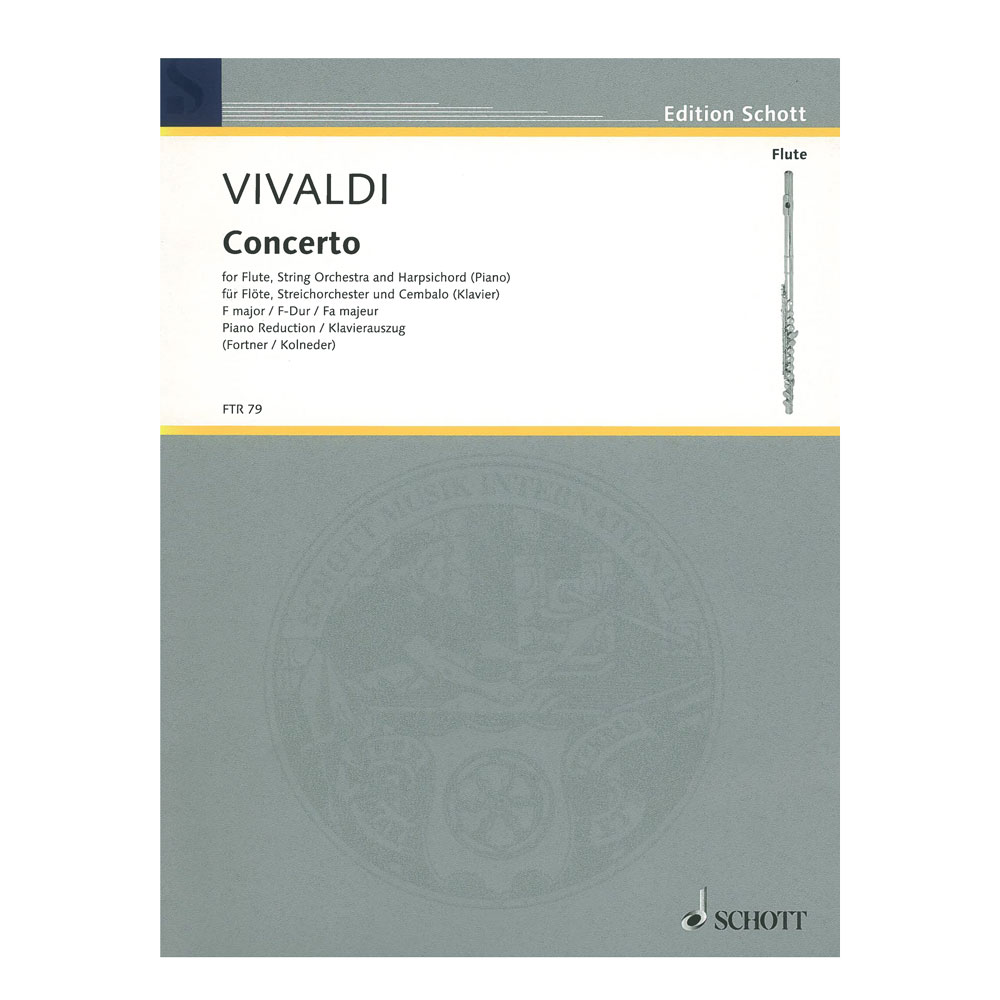 Vivaldi - Concerto for Flute, String Orchestra and Harpsichord (F-Major)