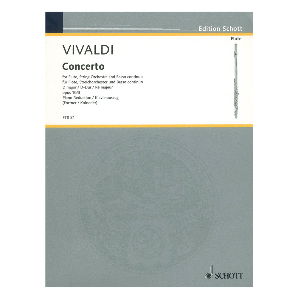 Vivaldi - Concerto for Flute  String Orchestra D-Dur