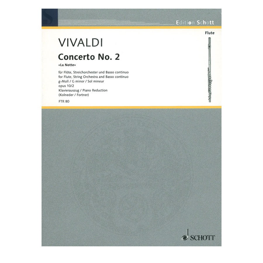 Vivaldi- Concerto No.2 for Flute, String Orchestra and Basso continuo