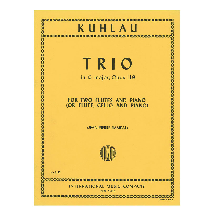 Kuhlau - Trio In G Major Op.119 for 2 Flutes & Piano (Rampal)