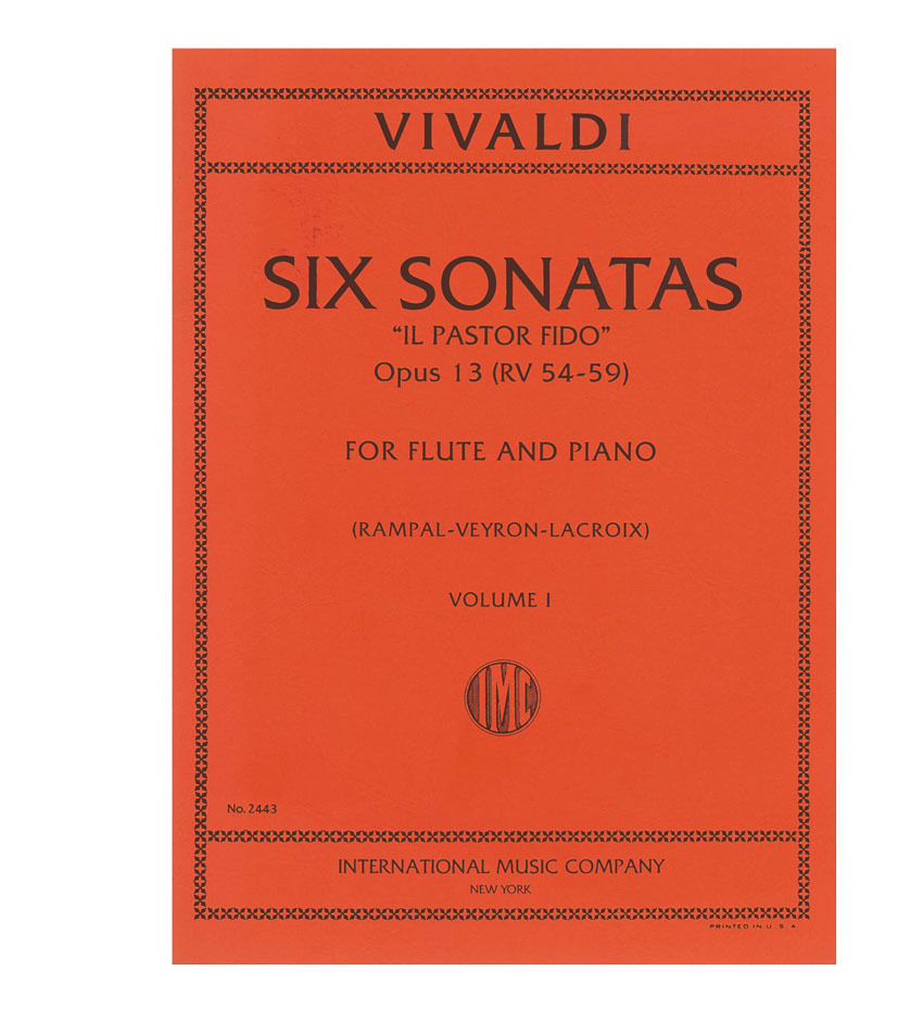 Vivaldi - Six Sonatas for Flute - Piano Vol.1