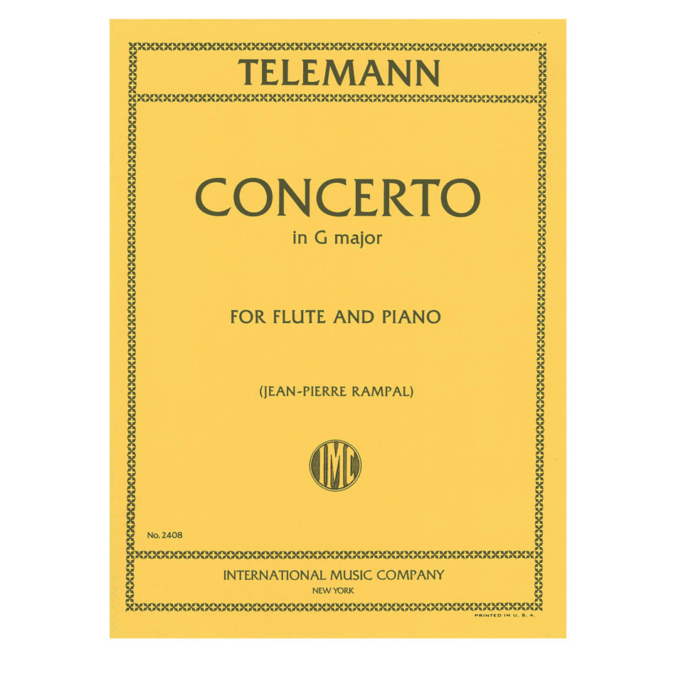 Telemann - Concerto In G Major for Flute - Piano