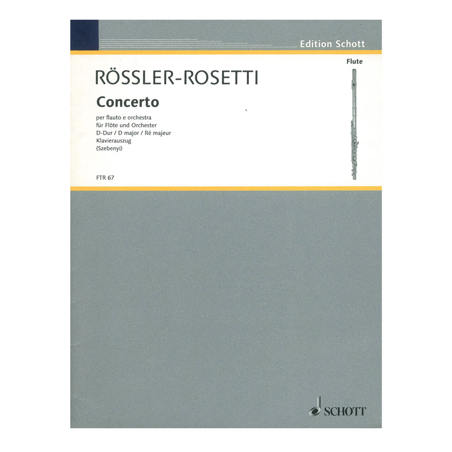 Roessler - Concerto In D Major Flute & Piano