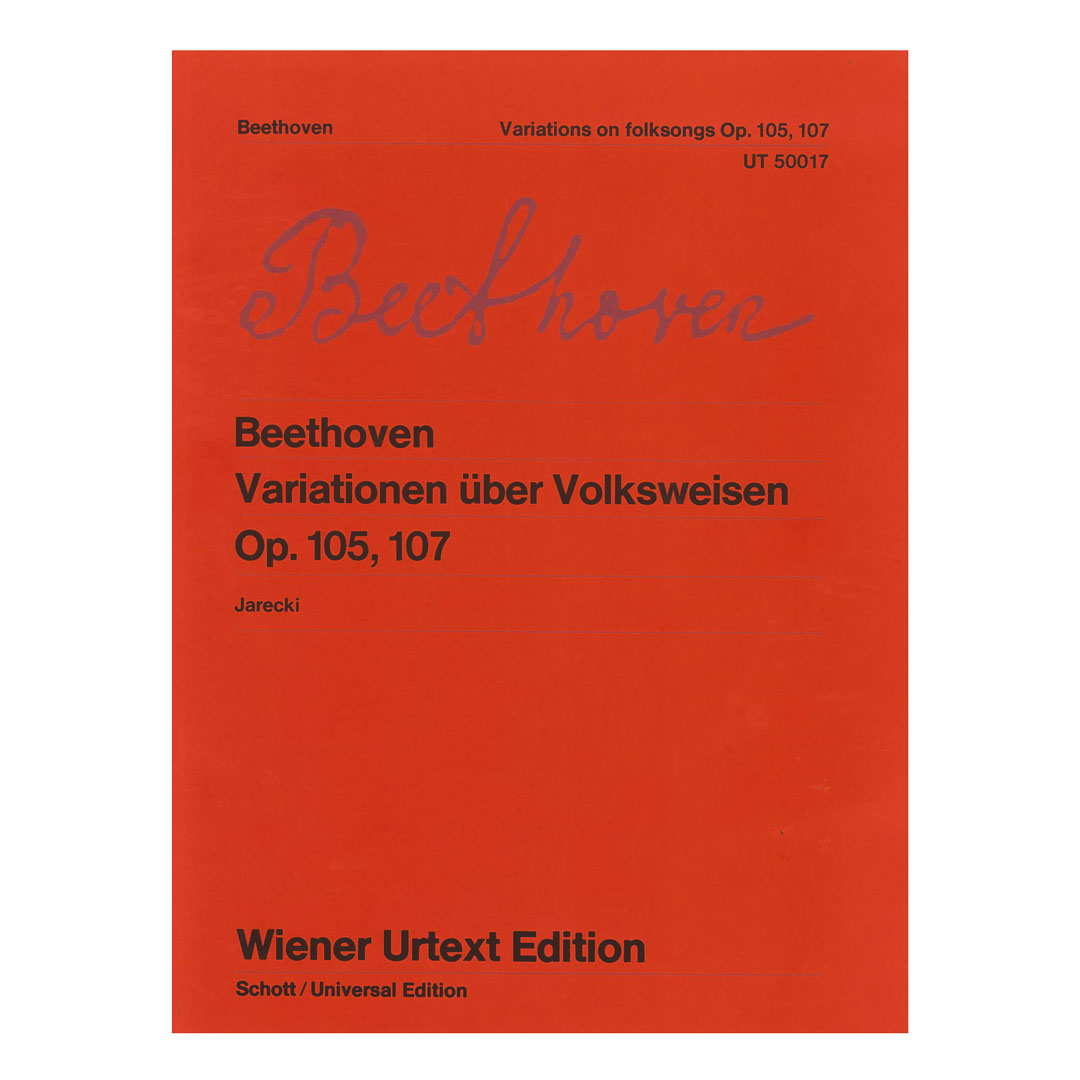 Beethoven- Variationen uber Volksweisen Op.105, 107