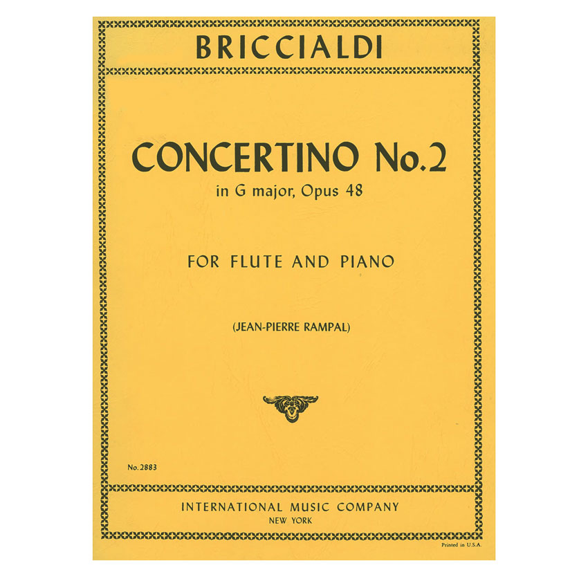 Briccialdi - Concertino No.2 In G Major Op.48 For Flute