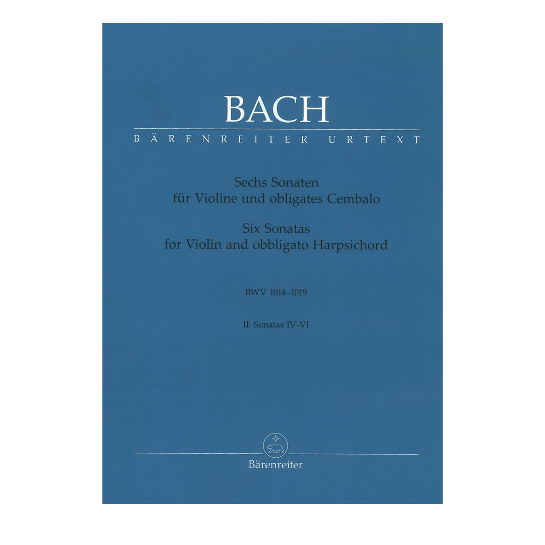 Bach - Six Sonatas, BWV 1017-1019, Vol 2