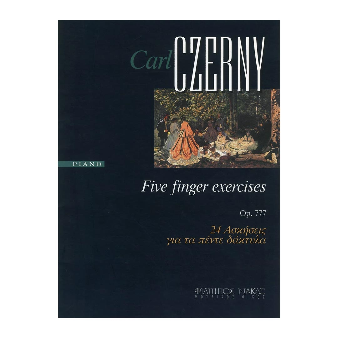 Czerny - 24 Ασκήσεις για τα Πέντε Δάκτυλα, Op.777